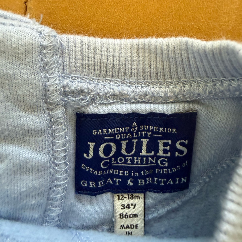 ❤️$10 FLASH SALE❤️Joules Sweatshirt 12-18M - Picture 3 of 3